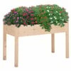Outsunny Raised Wood Garden Bed Planter Vegetables Grow Flower Herbs Box Kit -Outsunny store 11678375 1