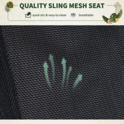 Outsunny Orbital Lounger Zero Gravity Patio Chaise Foldable Rock Chair W/ Pillow 5 Outsunny Orbital Lounger Zero Gravity Patio Chaise Foldable Rock Chair W/ Pillow -Outsunny store 11678633 4