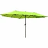 Outsunny 4.6M Garden Patio Umbrella Canopy Parasol Sun Shade W/o Base Green -Outsunny store 11679044 1