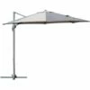 Outsunny Cantilever Roma Parasol 360° Rotation W/ Hand Crank & Base, Grey 1 Outsunny Cantilever Roma Parasol 360° Rotation W/ Hand Crank & Base, Grey -Outsunny store 11679066 1