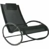 Outsunny Patio Rocking Chair Orbital Zero Gravity Seat Pool Chaise W/ Pillow -Outsunny store 11679143 1