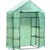 Outsunny Walk In Garden Greenhouse Outdoor Grow House W/ Shelves, 143x73x195cm -Outsunny store 1179850 1