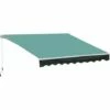 Outsunny Garden Sun Shade Canopy Retractable Awning, 3 X 2.5m, Green -Outsunny store 1179925 1