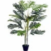 Outsunny 150cm(5ft) Palm Tree Artificial Faux Decor Green Plant Home Office -Outsunny store 13140231 1