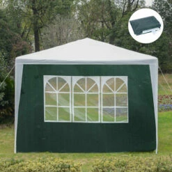 Outsunny Garden Gazebo Marquee Replacement Exchangeable Side Panel Green 3m 4 Outsunny Garden Gazebo Marquee Replacement Exchangeable Side Panel Green 3m -Outsunny store 1366710 3