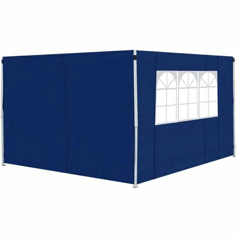 Outsunny Gazebo Replacement Exchangeable Side Wall Panels w/ Window Blue Outsunny Gazebo Replacement Exchangeable Side Wall Panels W/ Window Blue -Outsunny store 1366711 1
