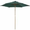 Outsunny 2.5m Wood Garden Parasol Sun Shade Patio Outdoor Wooden Umbrella Canopy -Outsunny store 1366714 1