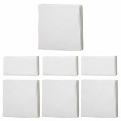 Outsunny 7pc Cream Rattan Wicker Furniture Home Sofa Cushion Cover Replacement