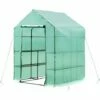 Outsunny Walk In Garden Greenhouse Outdoor Grow House W/ Shelves, 143x143x195cm 2 Outsunny Walk In Garden Greenhouse Outdoor Grow House W/ Shelves, 143x143x195cm -Outsunny store 1366743 1