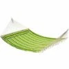 Outsunny Hammock Outdoor Garden Camping Hanging Swing Portable Travel Green -Outsunny store 1366749 1