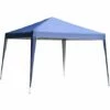 Outsunny 3x3M Garden Heavy Duty Pop Up Gazebo Marquee Party Tent Wedding Canopy (Blue) + Carry Bag -Outsunny store 1513414 1