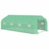 Outsunny 6m X 3m Large Greenhouse Polytunnel Steeple Poly Tunnel Green House Steel Frame 2 Outsunny 6m X 3m Large Greenhouse Polytunnel Steeple Poly Tunnel Green House Steel Frame -Outsunny store 1513439 1