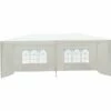 Outsunny 6m X 3m Garden Gazebo Marquee Canopy Party Tent Canopy Patio White -Outsunny store 1513477 1