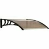 Outsunny Outdoor Window Door Canopy Fixed Awning Porch UV Water Cover Brown 2 Outsunny Outdoor Window Door Canopy Fixed Awning Porch UV Water Cover Brown -Outsunny store 16688531 1