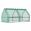 Outsunny Mini Greenhouse Garden Planter Zipper Doors Portable 180 X 90 X 90cm -Outsunny store 16812573 1