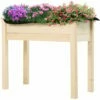 Outsunny Garden Wooden Planter Flower Raised Bed Herb Grow Box Container -Outsunny store 16812584 1