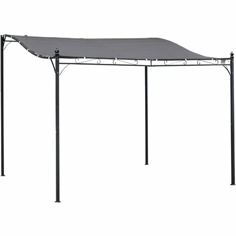 Outsunny 3m x 3m Gazebo Backyard Pool Garden Pergola Canopy Sun Shade Shelter Soft Top Outsunny 3m X 3m Gazebo Backyard Pool Garden Pergola Canopy Sun Shade Shelter Soft Top -Outsunny store 16968457 1