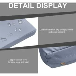 Outsunny Rattan Wicker 3-seater Sofa Chair Patio Furniture W/ Cushions Black -Outsunny store 17049206 5