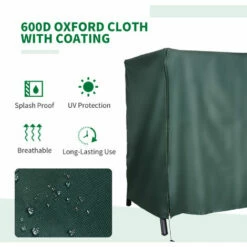 Outsunny Large Outdoor Swing Chair Cover Garden Furniture Protector 164cm 10 Outsunny Large Outdoor Swing Chair Cover Garden Furniture Protector 164cm -Outsunny store 17274319 4