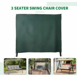 Outsunny Large Outdoor Swing Chair Cover Garden Furniture Protector 164cm 11 Outsunny Large Outdoor Swing Chair Cover Garden Furniture Protector 164cm -Outsunny store 17274319 5