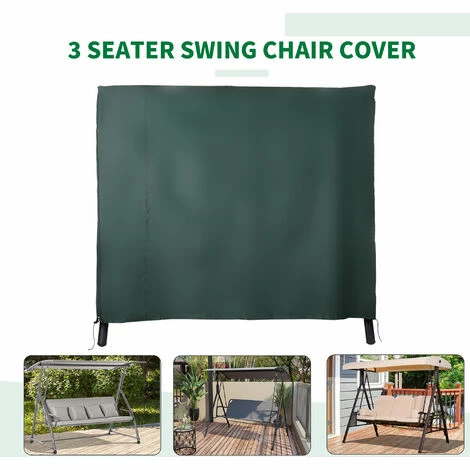 Outsunny Large Outdoor Swing Chair Cover Garden Furniture Protector 164cm 7 Outsunny Large Outdoor Swing Chair Cover Garden Furniture Protector 164cm - Image 5