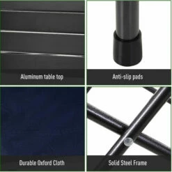 Outsunny 5 Piece Outdoor Foldable Camping Table Chairs Set Hiking Travel W/ Bag 5 Outsunny 5 Piece Outdoor Foldable Camping Table Chairs Set Hiking Travel W/ Bag -Outsunny store 17810805 4