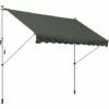 Outsunny 3x1.5m Manual Retractable Patio Awning Floor- To-ceiling Shade - Grey 1 Outsunny 3x1.5m Manual Retractable Patio Awning Floor- To-ceiling Shade - Grey -Outsunny store 17859858 1