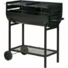 Outsunny Trolley Portable Outdoor Charcoal BBQ Grill Cart 2 Rolling Wheels Black 2 Outsunny Trolley Portable Outdoor Charcoal BBQ Grill Cart 2 Rolling Wheels Black -Outsunny store 17859929 1