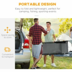 Outsunny 2Pcs Texteline Chaise Lounge Recliner Chair Adjust Lounger Patio Grey -Outsunny store 17859969 4