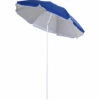Outsunny Arc1.7m Outdoor Beach Umbrella Parosol Tilt Sun Shelter W/ Bag Blue -Outsunny store 17860022 1