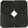 Outsunny Set Of 4 Parasol Base Stand Weights For Cantilever Umbrella Up To 120kg -Outsunny store 17860039 1