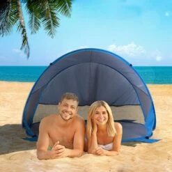 Outsunny Portable Automatic Pop Up Beach Tent Outdoor Camp Shelter Blue 4 Outsunny Portable Automatic Pop Up Beach Tent Outdoor Camp Shelter Blue -Outsunny store 17860154 3