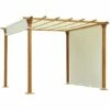 Outsunny Outdoor Retractable Pergola Gazebo Garden Sun Shade Canopy Shelter -Outsunny store 18423683 1