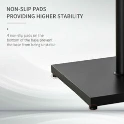 Outsunny 18KG Heavy Duty Steel Square Adjustable Patio Umbrella Base Stand Black -Outsunny store 18471624 5