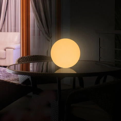 Outsunny HOMCOM Globe LED Light With Rechargeable 16 Modes Wireless Remote Control Ф30cm 5 Outsunny HOMCOM Globe LED Light With Rechargeable 16 Modes Wireless Remote Control Ф30cm - Image 3
