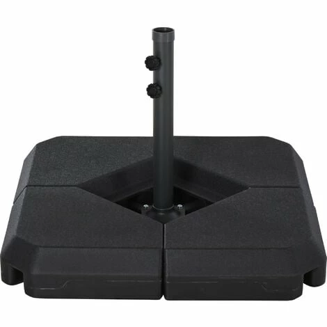 Outsunny 4PCs Fillable Parasol Base w/ Steel Cross Base Garden Umbrella Weight Outsunny 4PCs Fillable Parasol Base W/ Steel Cross Base Garden Umbrella Weight -Outsunny store 20488126 1