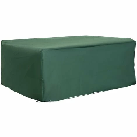 Outsunny 245x165x55cm UV Rain Protective Cover For Garden Patio Wicker Rattan 3 Outsunny 245x165x55cm UV Rain Protective Cover For Garden Patio Wicker Rattan