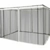 Outsunny 10 X 10ft Gazebo Replacement Mosquito Netting Screen Walls Black 2 Outsunny 10 X 10ft Gazebo Replacement Mosquito Netting Screen Walls Black -Outsunny store 27950800 1