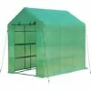 Outsunny Walk In Garden Greenhouse W/ Shelf Roll Up Door PE Cover 2 X 1.43 X 2m 2 Outsunny Walk In Garden Greenhouse W/ Shelf Roll Up Door PE Cover 2 X 1.43 X 2m -Outsunny store 28187993 1