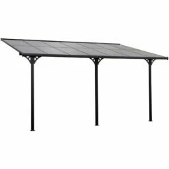Outsunny store 32 Outsunny Outdoor Patio Gazebo Pergola, Aluminum Post, 4.35 X 3 M PC Roof
