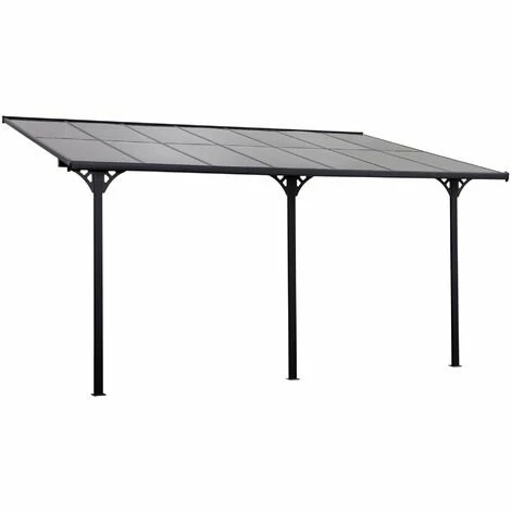 Outsunny Outdoor Patio Gazebo Pergola, Aluminum Post, 4.35 x 3 m PC Roof Outsunny Outdoor Patio Gazebo Pergola, Aluminum Post, 4.35 X 3 M PC Roof -Outsunny store 28297231 1
