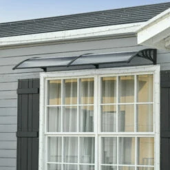 Outsunny Door Canopy Awning Outdoor Window Rain Shelter For Door 200 X 80cm 9 Outsunny Door Canopy Awning Outdoor Window Rain Shelter For Door 200 X 80cm -Outsunny store 28403426 3