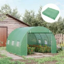 Outsunny 3 X 3 X 2m Greenhouse Replacement Cover ONLY For Tunnel Greenhouse 9 Outsunny 3 X 3 X 2m Greenhouse Replacement Cover ONLY For Tunnel Greenhouse -Outsunny store 28505657 3