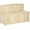 Outsunny Wood Storage Bench For Patio Furniture, Outdoor Garden Seating Tools -Outsunny store 28678254 1
