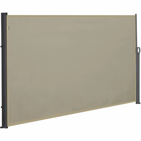 Outsunny Retractable Side Awning Screen Fence Patio Privacy Divider Cream 3x2M Outsunny Retractable Side Awning Screen Fence Patio Privacy Divider Cream 3x2M -Outsunny store 28720280 1