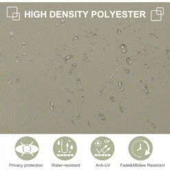 Outsunny Retractable Side Awning Screen Fence Patio Privacy Divider Cream 3x2M 5 Outsunny Retractable Side Awning Screen Fence Patio Privacy Divider Cream 3x2M -Outsunny store 28720280 4