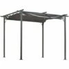 Outsunny 3x3m Outdoor Pergola Metal Gazebo Porch Awning Retractable Canopy -Outsunny store 29297706 1