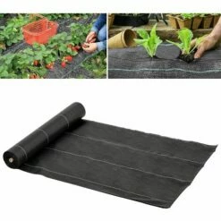 Outsunny 2x50m Weed Barrier Fabric Durable Convenient Design Weed Block Mat -Outsunny store 29441834 3