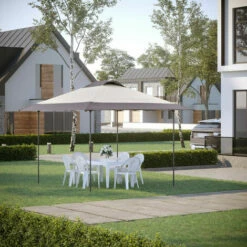 Outsunny 4 X 4m Pop Up Tent Gazebo Outdoor W/ Adjustable Legs And Roller Bag 4 Outsunny 4 X 4m Pop Up Tent Gazebo Outdoor W/ Adjustable Legs And Roller Bag -Outsunny store 29900074 3