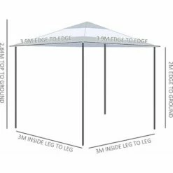 Outsunny 4 X 4m Pop Up Tent Gazebo Outdoor W/ Adjustable Legs And Roller Bag 3 Outsunny 4 X 4m Pop Up Tent Gazebo Outdoor W/ Adjustable Legs And Roller Bag -Outsunny store 29900081 2